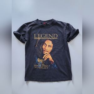 Vintage 2000s y2k Bob Marley Tee Zion Rootswear S EUC